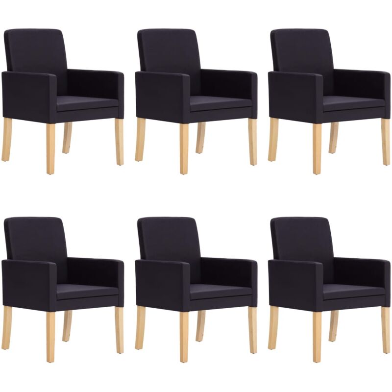 Sillas de Comedor Cuero Sintético 6 Unidades Marrón Oscuro - Marrón - Vidaxl
Sillas de Comedor Cuero Sintético 6 Unidades Marrón Oscuro - Marrón - Vidaxl
