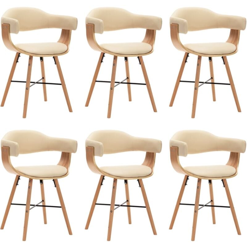 Madera Curvada Sillas de Comedor Cuero Sintético 6 Unidades Crema - Crema - Vidaxl
Madera Curvada Sillas de Comedor Cuero Sintético 6 Unidades Crema - Crema - Vidaxl