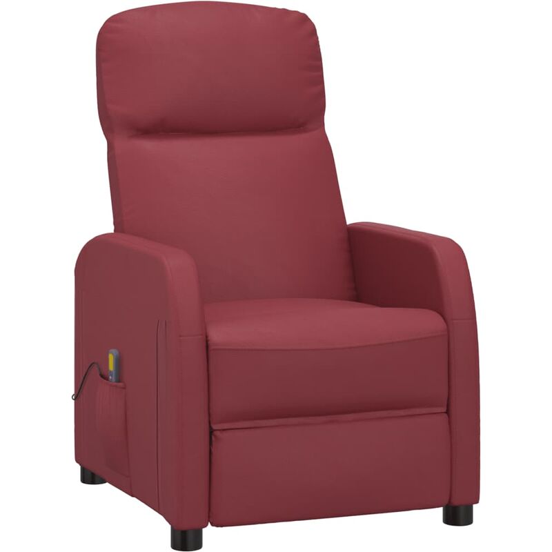 Sillón de Masaje Reclinable de Cuero Sintético Rojo Vino Tinto - Rojo - Vidaxl
Sillón de Masaje Reclinable de Cuero Sintético Rojo Vino Tinto - Rojo - Vidaxl