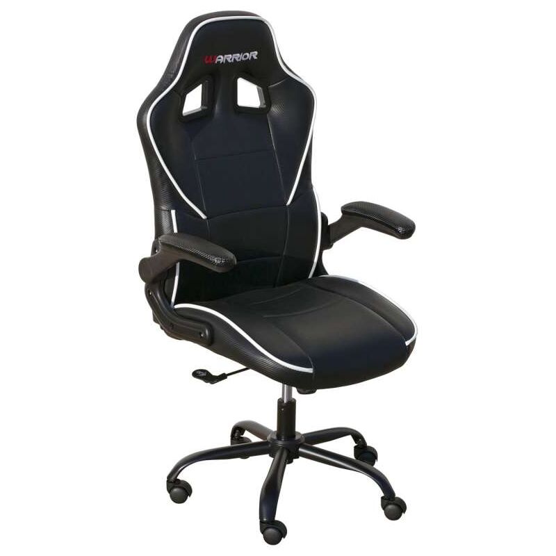Adec - Sillon de estudio Gamer Warrior regulable en altura negro 115-125 cm(alto)70 cm(ancho)70 cm(largo) Color NEGRO-BLANCO
Adec - Sillon de estudio Gamer Warrior regulable en altura negro 115-125 cm(alto)70 cm(ancho)70 cm(largo) Color NEGRO-BLANCO