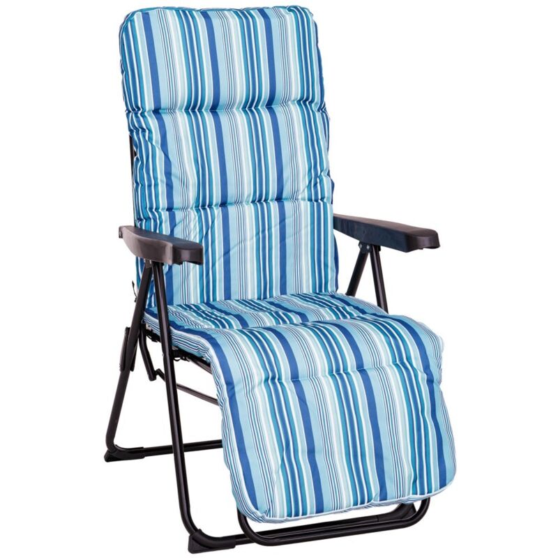 Lolahome - Sillón de playa y camping acolchado con reposapiés azul de acero y lona de 62x59x108 cm
Lolahome - Sillón de playa y camping acolchado con reposapiés azul de acero y lona de 62x59x108 cm