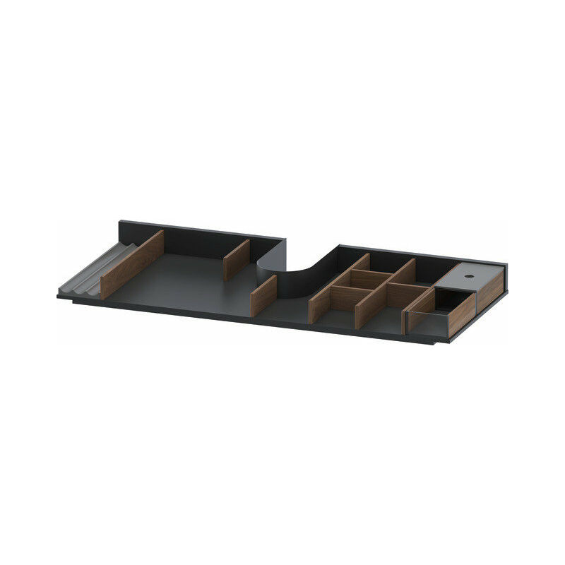 Sistema de equipamiento Duravit para anchuras de mueble de 100,0 cm, incluido el recorte de sifón, Color (frente/cuerpo): Nogal Sólido - UV997607777
Sistema de equipamiento Duravit para anchuras de mueble de 100,0 cm, incluido el recorte de sifón, Color (frente/cuerpo): Nogal Sólido - UV997607777