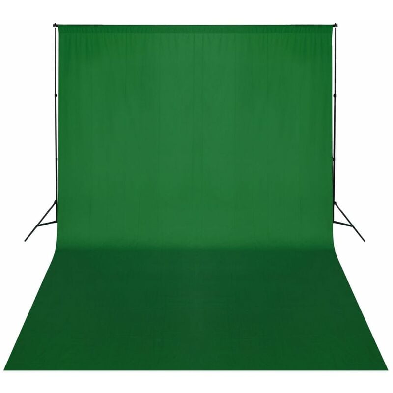 Sistema de soporte de telon fondo 500x300 cm verde 
Sistema de soporte de telon fondo 500x300 cm verde