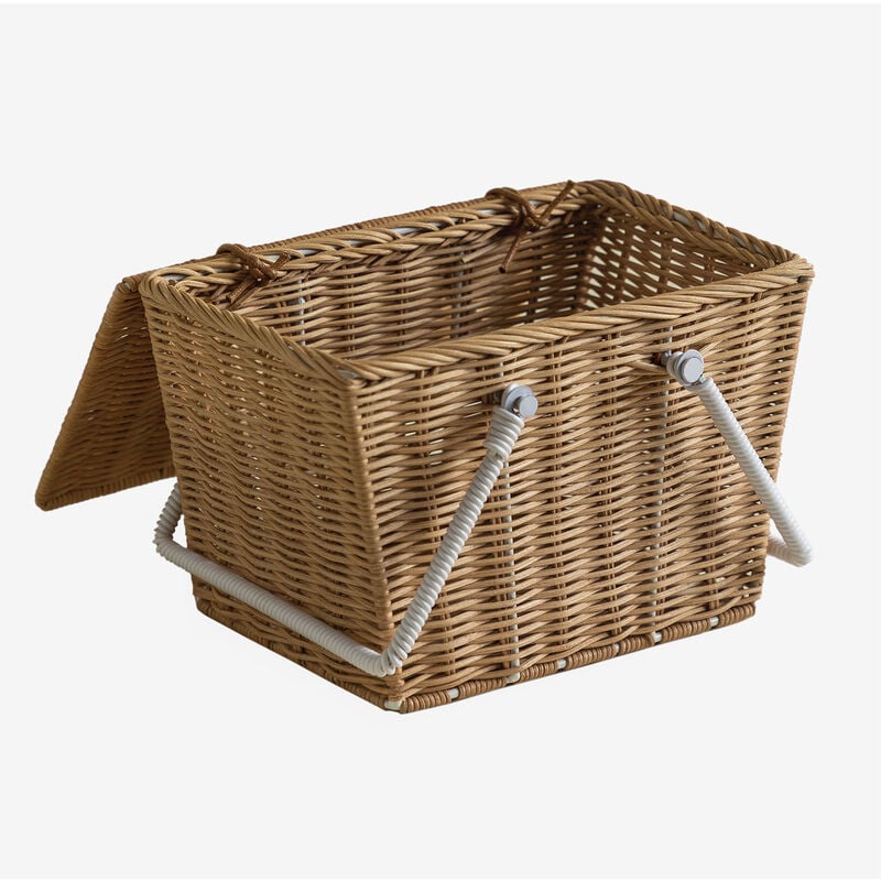 Cesta de Pícnic en Ratan Robyn Kids Marrón Natural - Sklum 
Cesta de Pícnic en Ratan Robyn Kids Marrón Natural - Sklum