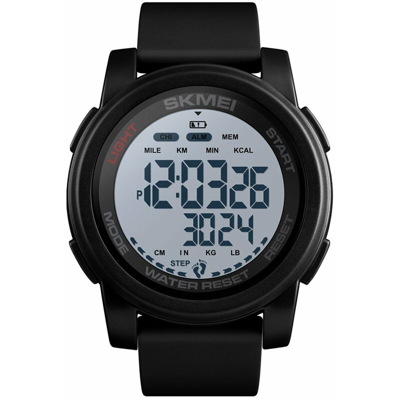 1469 Reloj digital analogico para hombre Reloj deportivo 50M Rastreador impermeable Monitor de podometro Monitor de calorias Pulsera inteligente
1469 Reloj digital analogico para hombre Reloj deportivo 50M Rastreador impermeable Monitor de podometro Monitor de calorias Pulsera inteligente