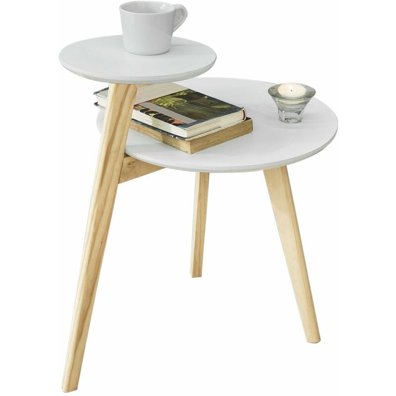 ® FBT53-WN,Mesa auxiliar con 2 estantes, mesita de noche,mesa de centro,Consola,H54 cm, ES - Sobuy
® FBT53-WN,Mesa auxiliar con 2 estantes, mesita de noche,mesa de centro,Consola,H54 cm, ES - Sobuy