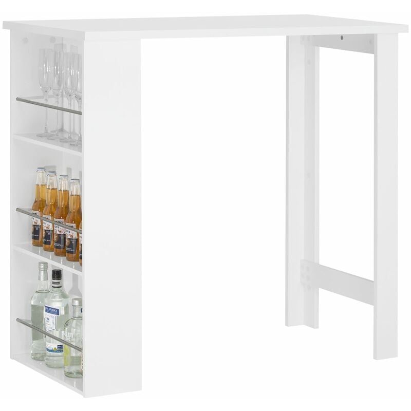 SoBuy® Mesa de Bar, Mesa de Comedor con 3 Estantes, blanco, H106cm, FWT17-W, ES (Blanco)
SoBuy® Mesa de Bar, Mesa de Comedor con 3 Estantes, blanco, H106cm, FWT17-W, ES (Blanco)