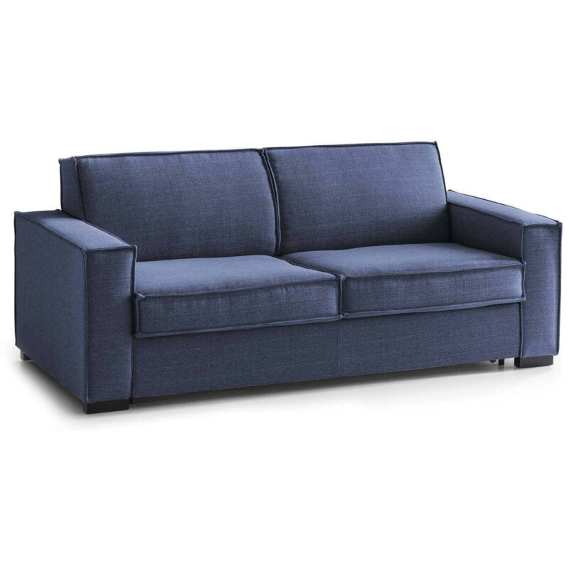 Sofá de 2 plazas Francesca, Sofá de sala de estar, Made in Italy, en tejido acolchado, con reposabrazos estándar, Cm: 180x95h90, Color azul - Talamo
Sofá de 2 plazas Francesca, Sofá de sala de estar, Made in Italy, en tejido acolchado, con reposabrazos estándar, Cm: 180x95h90, Color azul - Talamo
