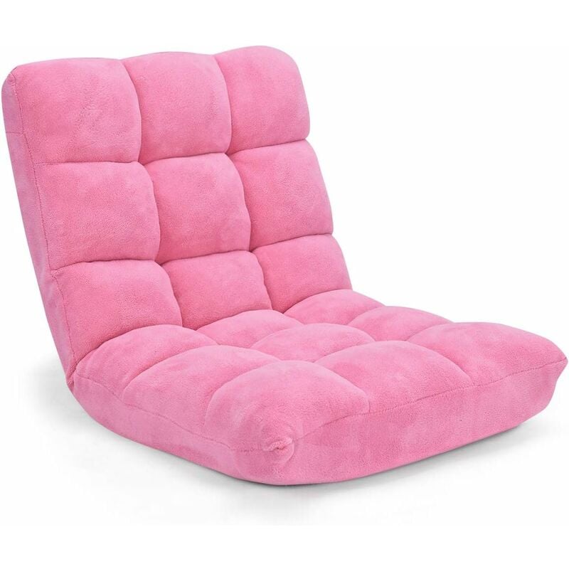 Sofá Perezoso Individual Plegable Asiento Cojín de Suelo con Respaldo Silla de Meditación Color Rosa
Sofá Perezoso Individual Plegable Asiento Cojín de Suelo con Respaldo Silla de Meditación Color Rosa