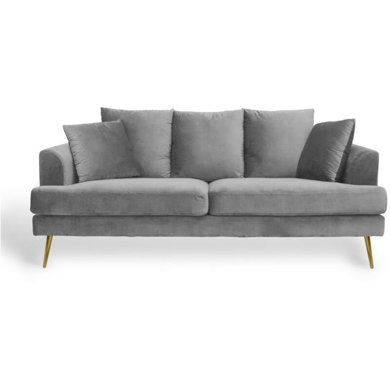 Sofa 3 Plazas Vogue Velvet Gris Claro Velvet Ancho: 188 Cm X Largo: 85 Cm X Alto: 67 Cm
Sofa 3 Plazas Vogue Velvet Gris Claro Velvet Ancho: 188 Cm X Largo: 85 Cm X Alto: 67 Cm