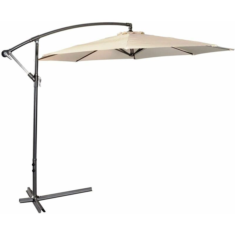 Sombrilla Parasol Excéntrico 3m para Terreza Jardín Fiestas patio Protección Solar con Ajuste de la Mano Beige
Sombrilla Parasol Excéntrico 3m para Terreza Jardín Fiestas patio Protección Solar con Ajuste de la Mano Beige