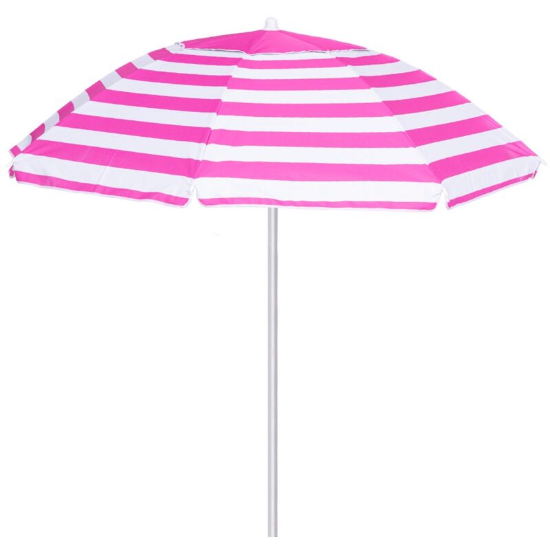Lolahome - Sombrilla playa antiviento de rayas rosa y blanco de aluminio y fibra de vidrio de Ø 220 cm
Lolahome - Sombrilla playa antiviento de rayas rosa y blanco de aluminio y fibra de vidrio de Ø 220 cm