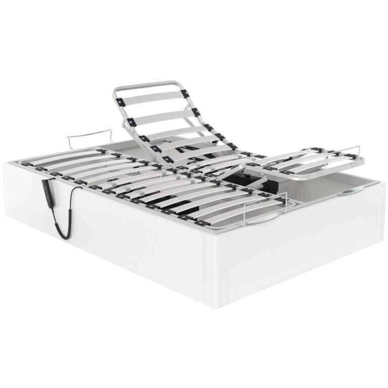 Aznar - Canapé Abatible articulado con motor Ankara altura 34 cm | Blanco - 90x200cm
Aznar - Canapé Abatible articulado con motor Ankara altura 34 cm | Blanco - 90x200cm