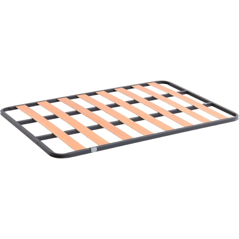 Somier de Tubo acerado 30x30 mm con Refuerzo Central láminas de chopo y Pintura Metalizada Sin patas 105x190 cm
Somier de Tubo acerado 30x30 mm con Refuerzo Central láminas de chopo y Pintura Metalizada Sin patas 105x190 cm