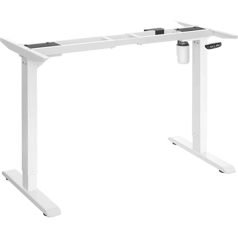 Soporte de escritorio eléctrico, Estructura de mesa de trabajo motorizado, con ajuste continuo de altura, Longitud ajustable, Acero, Blanco LSD010W01
Soporte de escritorio eléctrico, Estructura de mesa de trabajo motorizado, con ajuste continuo de altura, Longitud ajustable, Acero, Blanco LSD010W01
