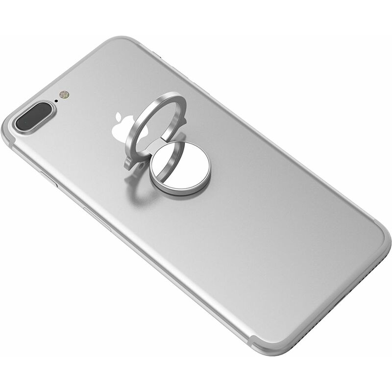 Soporte giratorio de dedo para smartphone 360 °Compatible con Apple iPhone iPad Samsung Galaxy | 5 plata
Soporte giratorio de dedo para smartphone 360 °Compatible con Apple iPhone iPad Samsung Galaxy | 5 plata