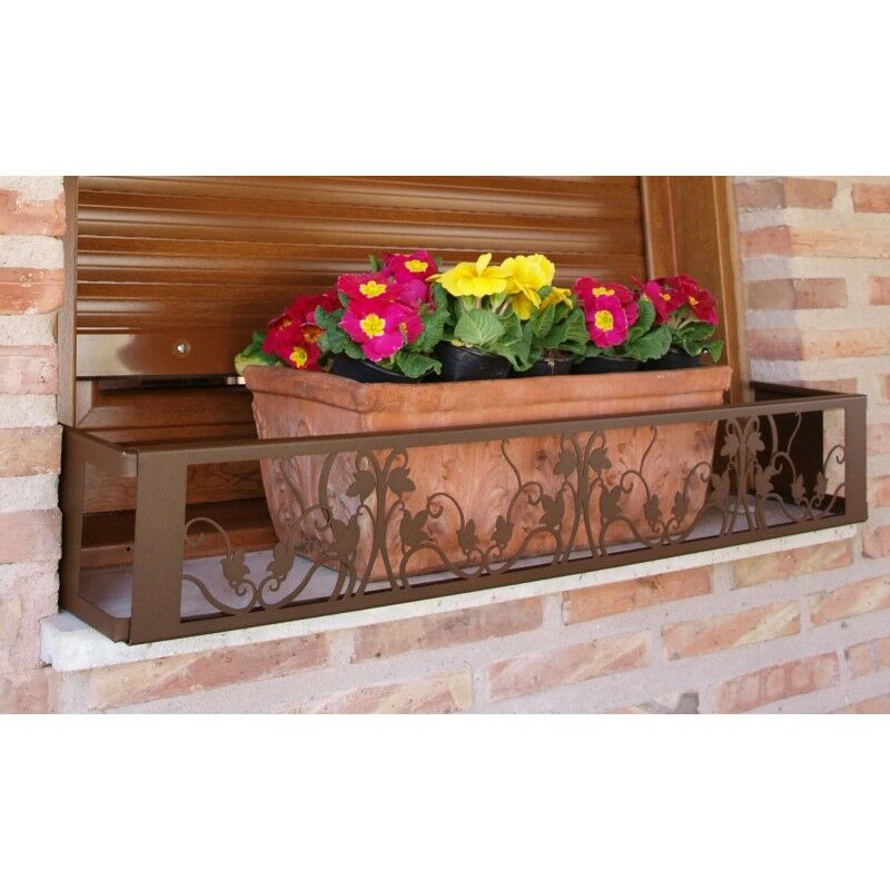 Soporte Balconcillo Desmontable Floral Marron Forja Extensible 100-140 Cm Protector Anticaida De Jardineras Y Macetas Para Alfeizar De Ventana
Soporte Balconcillo Desmontable Floral Marron Forja Extensible 100-140 Cm Protector Anticaida De Jardineras Y Macetas Para Alfeizar De Ventana