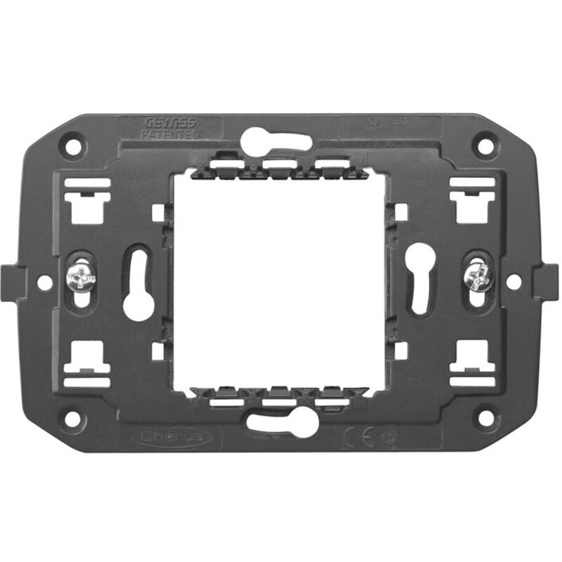 Soporte Norma Italiana 2 Módulos Gewiss Gw16802
Soporte Norma Italiana 2 Módulos Gewiss Gw16802