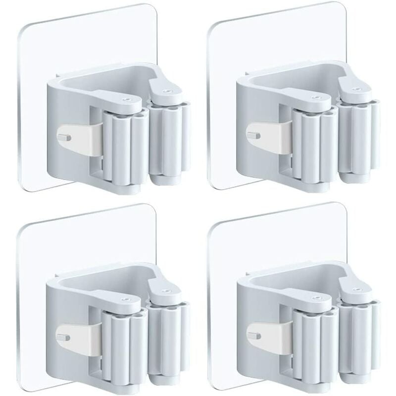 Soporte para escoba de 4 piezas, soporte para fregona autoadhesivo, sin taladro, soporte de pared para cocina, baño, garaje, organizador de
Soporte para escoba de 4 piezas, soporte para fregona autoadhesivo, sin taladro, soporte de pared para cocina, baño, garaje, organizador de