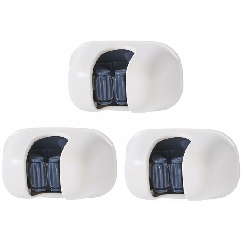 Wuming - Soporte para escoba para trapeador Soporte para trapeador montado en la pared Almacenamiento adhesivo para el hogar Percha para escoba