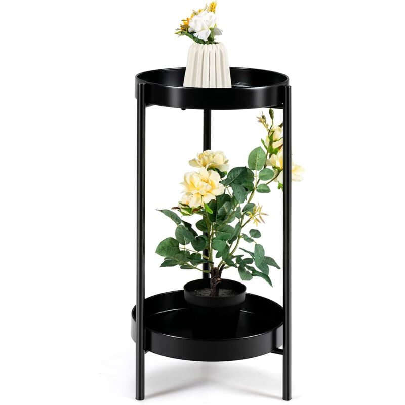 Costway - Soporte para Plantas Mesa auxiliar de Metal de 2 niveles Soporte para Flores con Estante Capacidad de Carga de 15 kg para Salón Dormitorio
Costway - Soporte para Plantas Mesa auxiliar de Metal de 2 niveles Soporte para Flores con Estante Capacidad de Carga de 15 kg para Salón Dormitorio