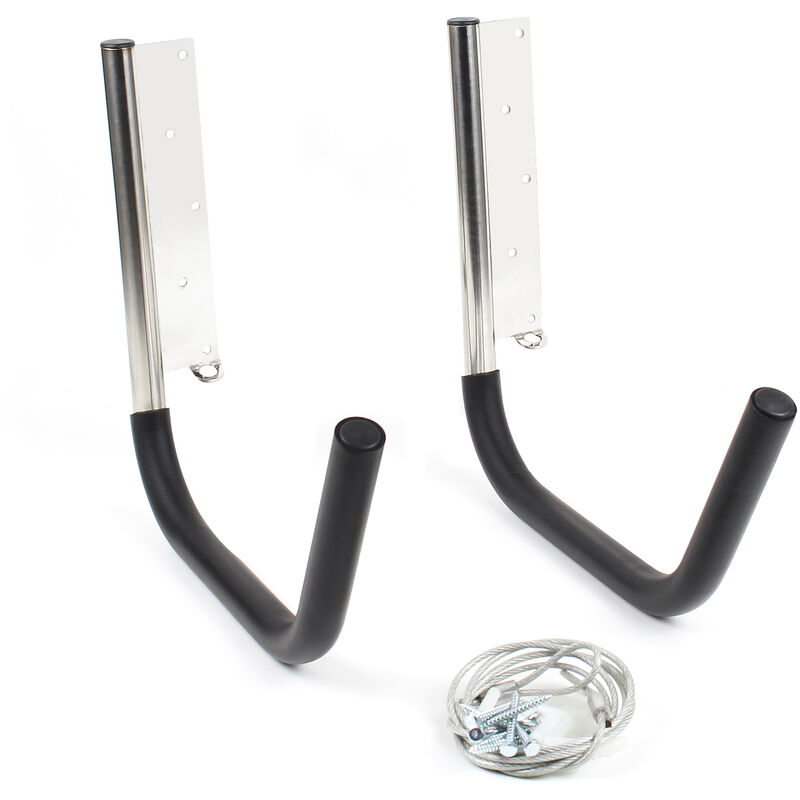 Soporte universal para kayak 80kg soporte de pared acero inoxidable con cable de acero canoa tablas
Soporte universal para kayak 80kg soporte de pared acero inoxidable con cable de acero canoa tablas