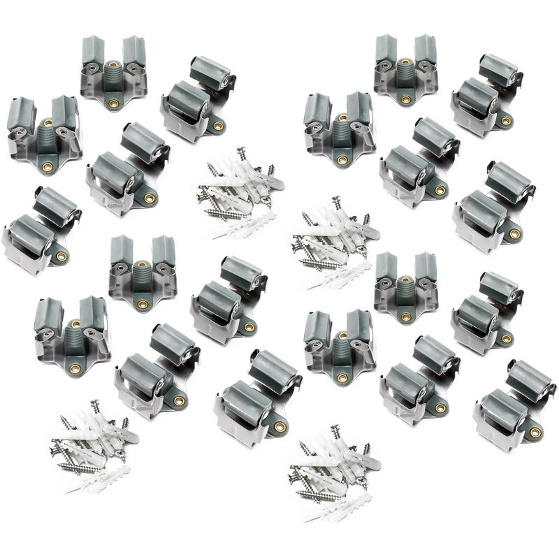 Soportes cuelga escobas 20x Colgadores escoba fregona Portaescobas de pared Orden Hogar Accesorios
Soportes cuelga escobas 20x Colgadores escoba fregona Portaescobas de pared Orden Hogar Accesorios
