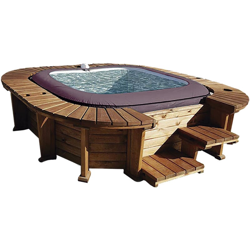 Spa de Madera K2O Royal Beach Para 5-7 personas Cuadrado 271x296x80 cm con Luz LED
Spa de Madera K2O Royal Beach Para 5-7 personas Cuadrado 271x296x80 cm con Luz LED