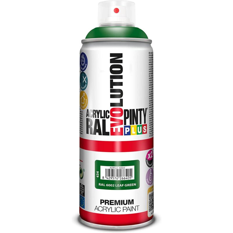 Novasol - SPRAY ACRILICO BRILLANTE PINTYPLUS RAL 400 ML | RAL: RAL 6002 Verde hoja - RAL 6002 Verde hoja
Novasol - SPRAY ACRILICO BRILLANTE PINTYPLUS RAL 400 ML | RAL: RAL 6002 Verde hoja - RAL 6002 Verde hoja
