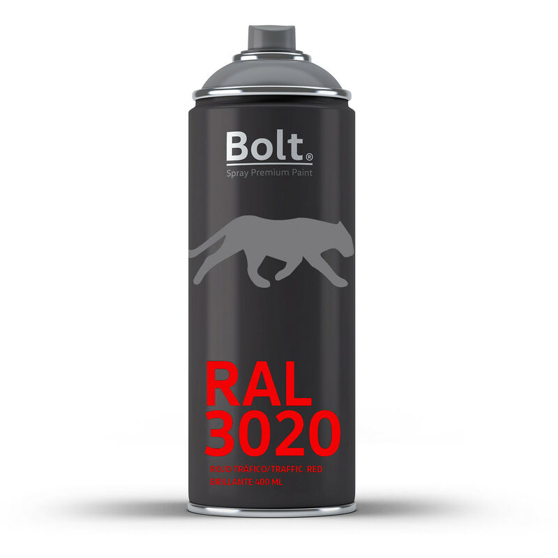 SPRAY BOLT PREMIUM ACRILICO BRILLANTE RAL 400 ML | RAL: RAL 3020 Rojo tráfico - RAL 3020 Rojo tráfico
SPRAY BOLT PREMIUM ACRILICO BRILLANTE RAL 400 ML | RAL: RAL 3020 Rojo tráfico - RAL 3020 Rojo tráfico