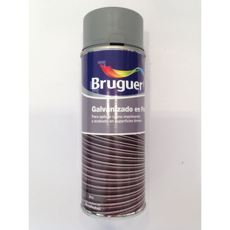 Spray bruguer zinc galvanizado en frío 400 ml 8429656034665