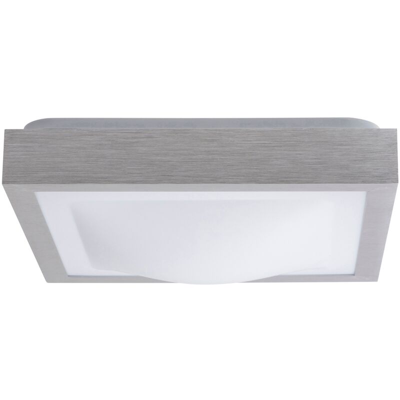 SQUARE Plafonnier pour salle de bain - L 27 x H 27 cm - Gris aluminium - alu brossé
SQUARE Plafonnier pour salle de bain - L 27 x H 27 cm - Gris aluminium - alu brossé
