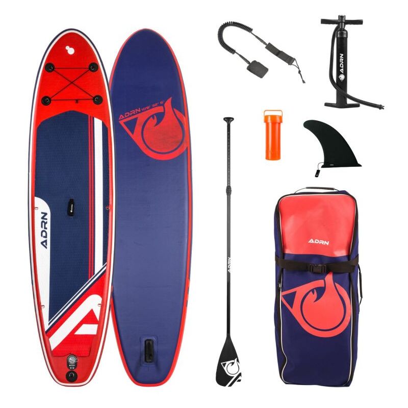 Stand Up Paddle Hinchable EXPLORER 325x81x15cm-con soporte para camara, Inflador, Remo, Deriva, Leash y Mochila de transporte - Rojo
Stand Up Paddle Hinchable EXPLORER 325x81x15cm-con soporte para camara, Inflador, Remo, Deriva, Leash y Mochila de transporte - Rojo