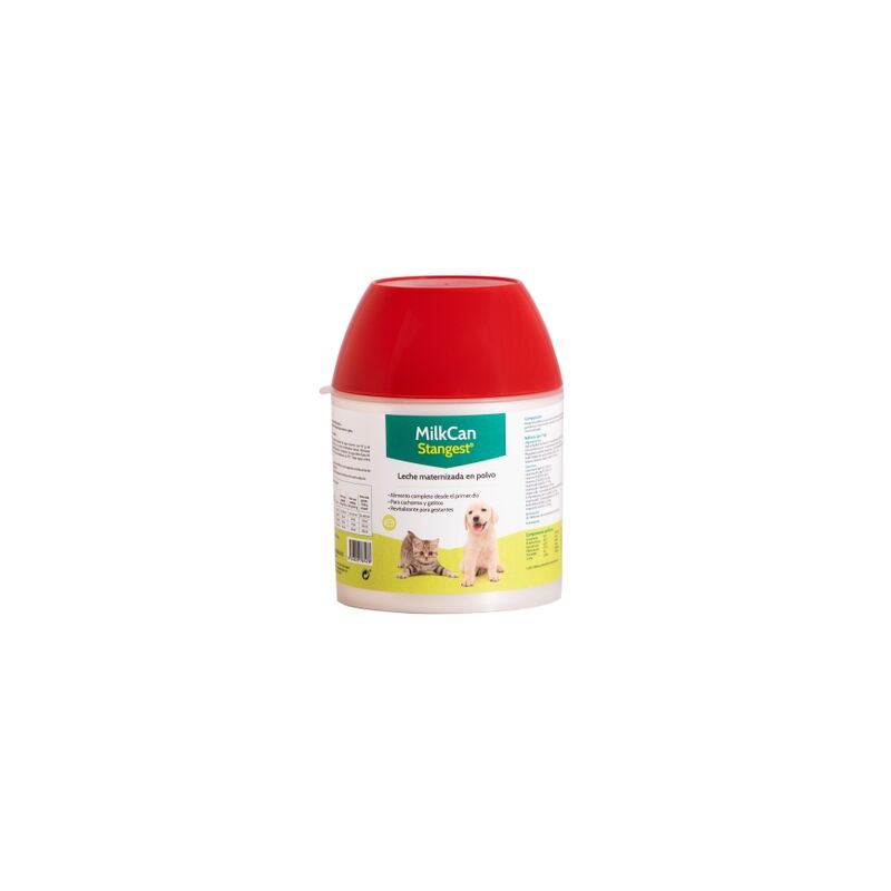 Stangest Leche Polvo MilkCan Leche Maternizada para Gatos y Perros Alta Digestibilidad y Fácil Asimilación 400 g
Stangest Leche Polvo MilkCan Leche Maternizada para Gatos y Perros Alta Digestibilidad y Fácil Asimilación 400 g