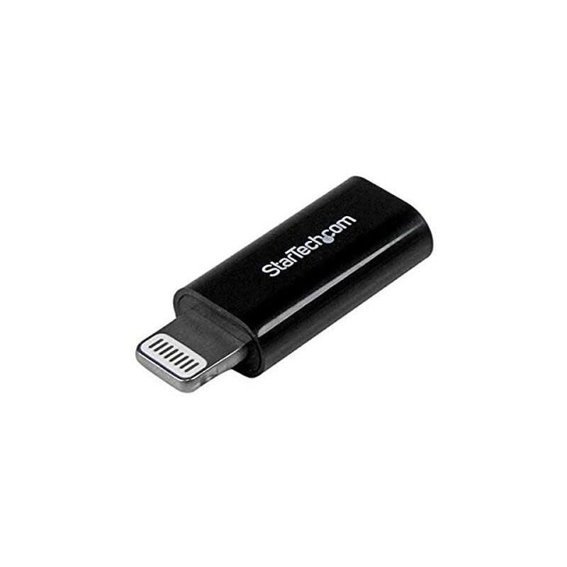 .com adaptador de conector apple lightning de 8 pines a micro usb para iphone / ipod / ipad - negro,2 años - Startech
.com adaptador de conector apple lightning de 8 pines a micro usb para iphone / ipod / ipad - negro,2 años - Startech