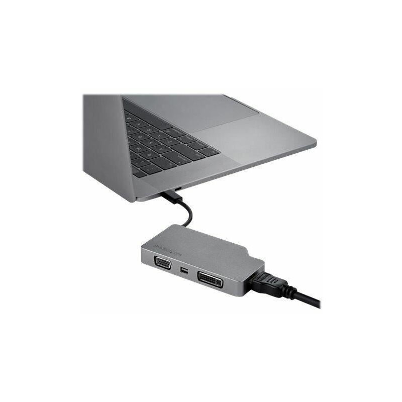 StarTech.com Adaptador USB-C de Vídeo Multipuertos - de Aluminio - 4K 30Hz - Gris Espacial
StarTech.com Adaptador USB-C de Vídeo Multipuertos - de Aluminio - 4K 30Hz - Gris Espacial