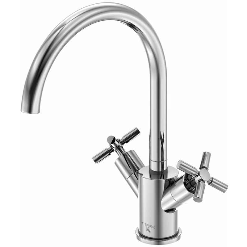 Steinberg Serie 250 Mezclador de lavabo de doble palanca con desagüe, cromado - 2501500
Steinberg Serie 250 Mezclador de lavabo de doble palanca con desagüe, cromado - 2501500