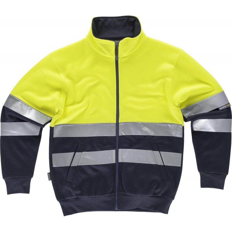 Sudadera de Alta visibilidad de cuello alto y cierre completo WORKTEAM C9037 | 3XL - Amarillo / Azul marino
Sudadera de Alta visibilidad de cuello alto y cierre completo WORKTEAM C9037 | 3XL - Amarillo / Azul marino