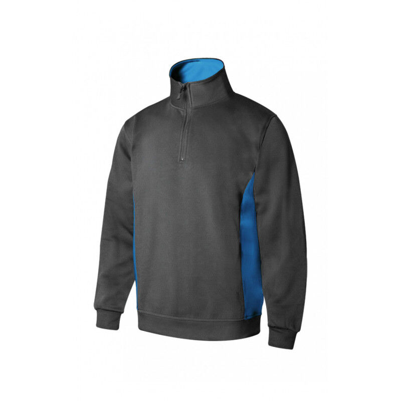Sudadera bicolor con media cremallera con tratamiento antipilling VELILLA Serie V105704 | S - Gris / Celeste
Sudadera bicolor con media cremallera con tratamiento antipilling VELILLA Serie V105704 | S - Gris / Celeste