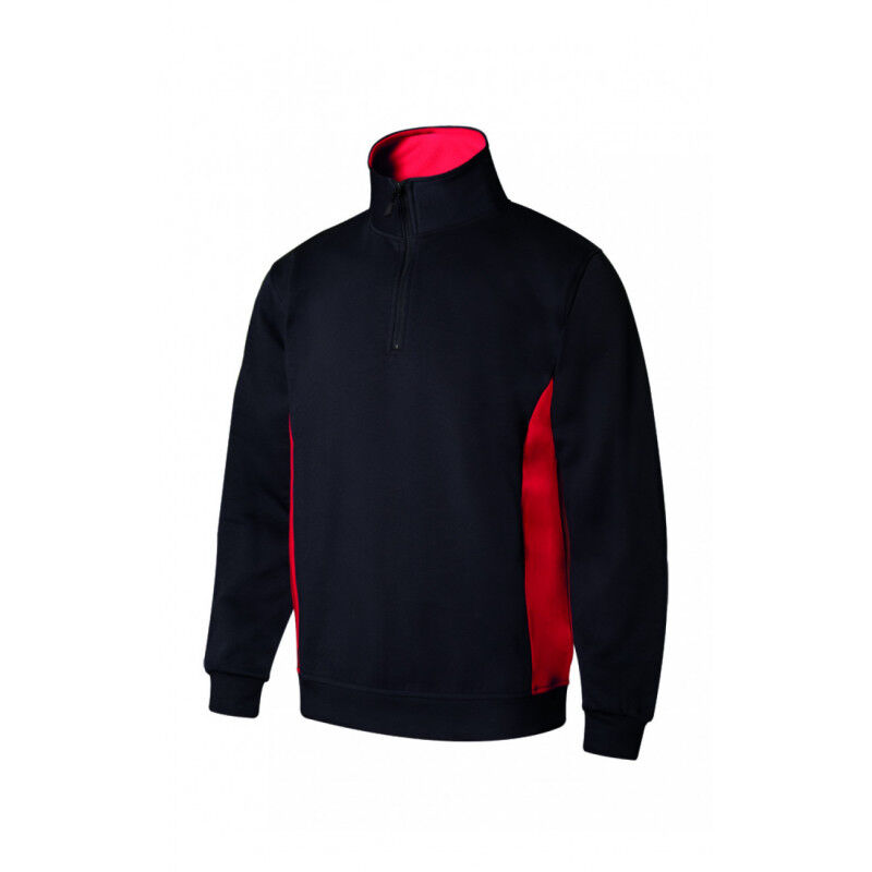 Sudadera bicolor con media cremallera con tratamiento antipilling Serie V105704 | L - Negro / Rojo - Velilla
Sudadera bicolor con media cremallera con tratamiento antipilling Serie V105704 | L - Negro / Rojo - Velilla