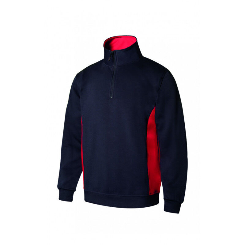 Sudadera bicolor con media cremallera con tratamiento antipilling Serie V105704 | XXL - Azul navy / Rojo - Velilla
Sudadera bicolor con media cremallera con tratamiento antipilling Serie V105704 | XXL - Azul navy / Rojo - Velilla