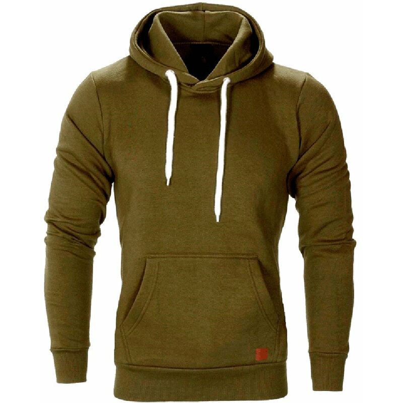Sudaderas con capucha para hombre Sudadera con capucha Moda casual Manga larga Sudaderas con capucha,Verde militar, M
Sudaderas con capucha para hombre Sudadera con capucha Moda casual Manga larga Sudaderas con capucha,Verde militar, M