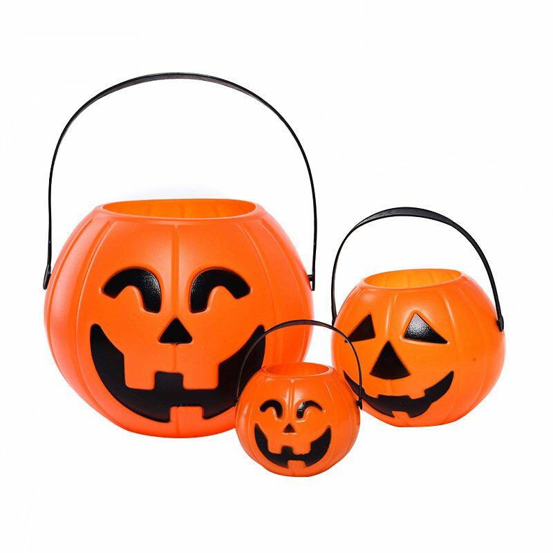 Suministros de decoración de linterna de calabaza de Halloween, cubo de calabaza mediano, con luz,1 pieza
Suministros de decoración de linterna de calabaza de Halloween, cubo de calabaza mediano, con luz,1 pieza