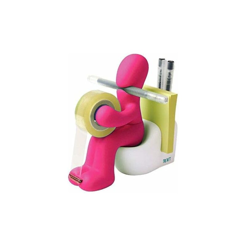 Suministros de oficina - Dispensador de cinta divertido - Soporte de accesorios de escritorio divertido y fresco con rollo de cinta, clips de papel,
Suministros de oficina - Dispensador de cinta divertido - Soporte de accesorios de escritorio divertido y fresco con rollo de cinta, clips de papel,