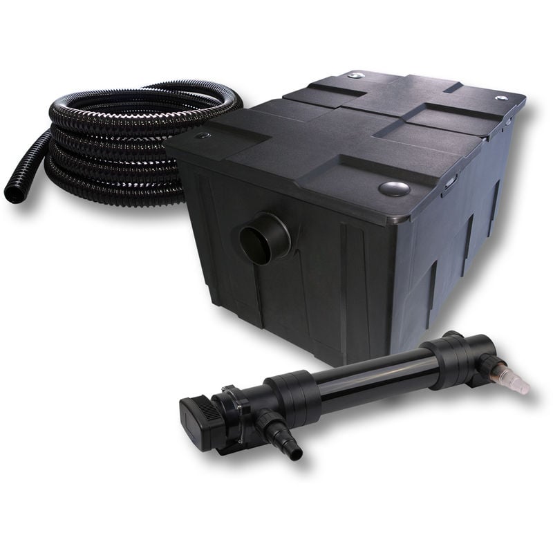 SunSun 1 cámara Filtro para 60000l estanque con 36W UVC 6 Clarificador 5m tubo jardin
SunSun 1 cámara Filtro para 60000l estanque con 36W UVC 6 Clarificador 5m tubo jardin