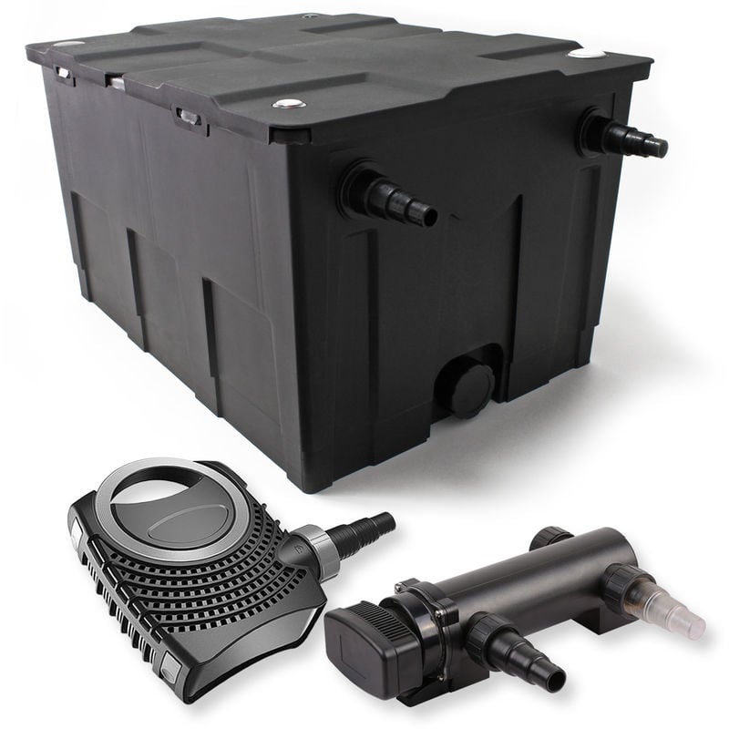 Wiltec - SunSun 1 Cámara Filtro Set 60.000l con 18W UVC Clarificador y NEO8000 70W Bomba jardin
Wiltec - SunSun 1 Cámara Filtro Set 60.000l con 18W UVC Clarificador y NEO8000 70W Bomba jardin