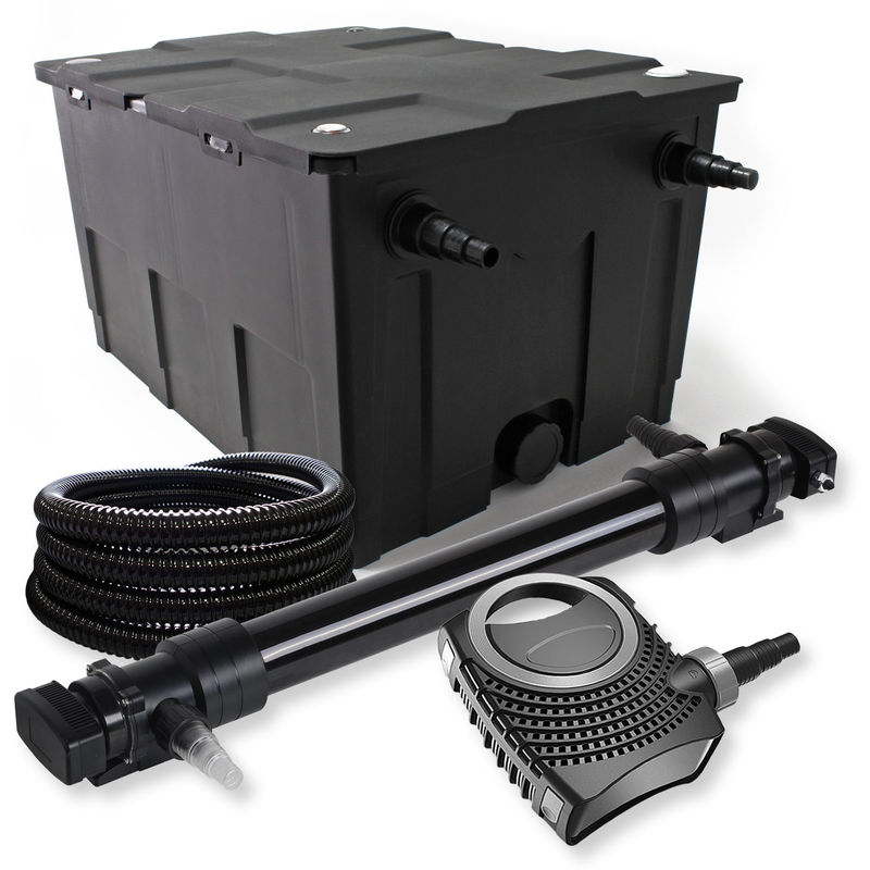 Wiltec - SunSun 1 Cámara Filtro Set 60.000l 72W UVC 6 Clarificador NEO1 0000 80 W Bomba Manguera
Wiltec - SunSun 1 Cámara Filtro Set 60.000l 72W UVC 6 Clarificador NEO1 0000 80 W Bomba Manguera