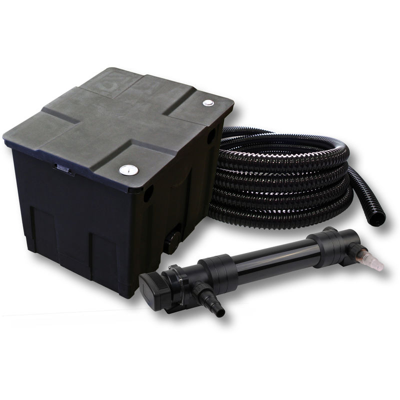 SunSun 1 de cámara filtro para 12.000l Estanque con 36W UVC 6 Clarificador y 5m manguera jardin
SunSun 1 de cámara filtro para 12.000l Estanque con 36W UVC 6 Clarificador y 5m manguera jardin