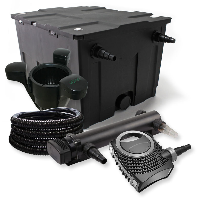 Wiltec - SunSun 1 Cámara Filtro Set 60.000 l 36W UVC Clarificador NEO8000 70 W Bomba Manguera Skimmer
Wiltec - SunSun 1 Cámara Filtro Set 60.000 l 36W UVC Clarificador NEO8000 70 W Bomba Manguera Skimmer