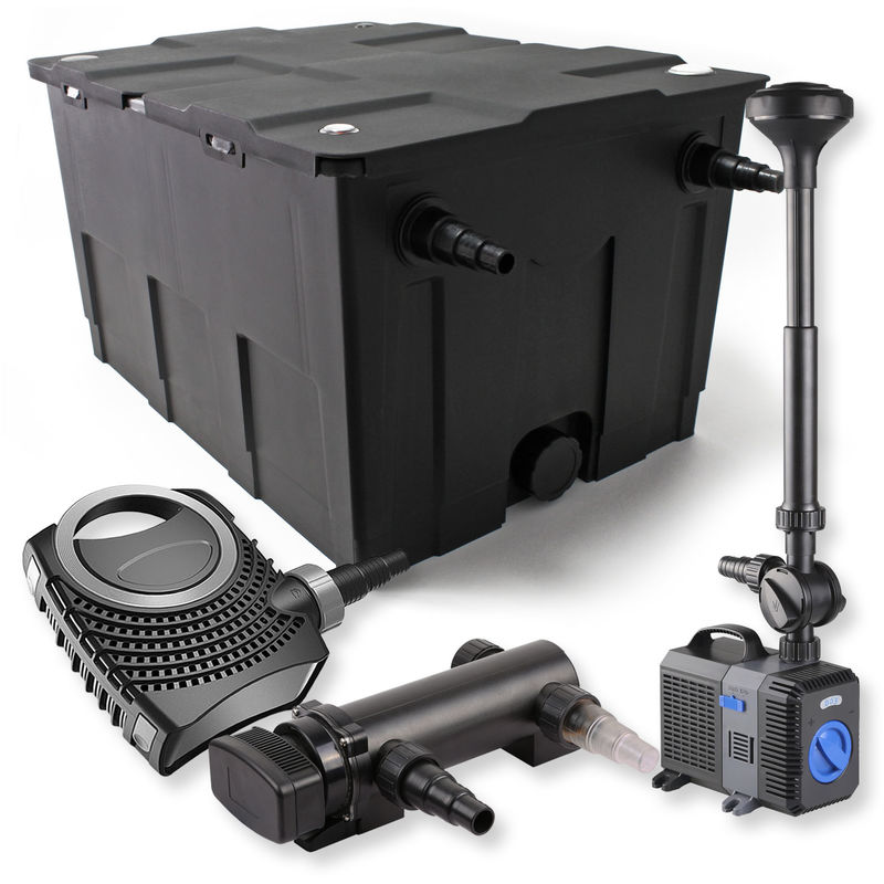 Wiltec - SunSun 1 de cámara Juego de filtros para 60.000 l con 18 W UVC clarificador neo7000 50W Bomba Fuente
Wiltec - SunSun 1 de cámara Juego de filtros para 60.000 l con 18 W UVC clarificador neo7000 50W Bomba Fuente